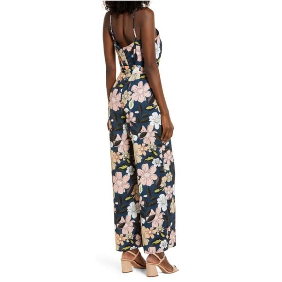 Chelsea28 Floral Wide Leg Jumpsuit NWT - Picture 2 of 6